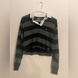 Hollister Striped Crop Top